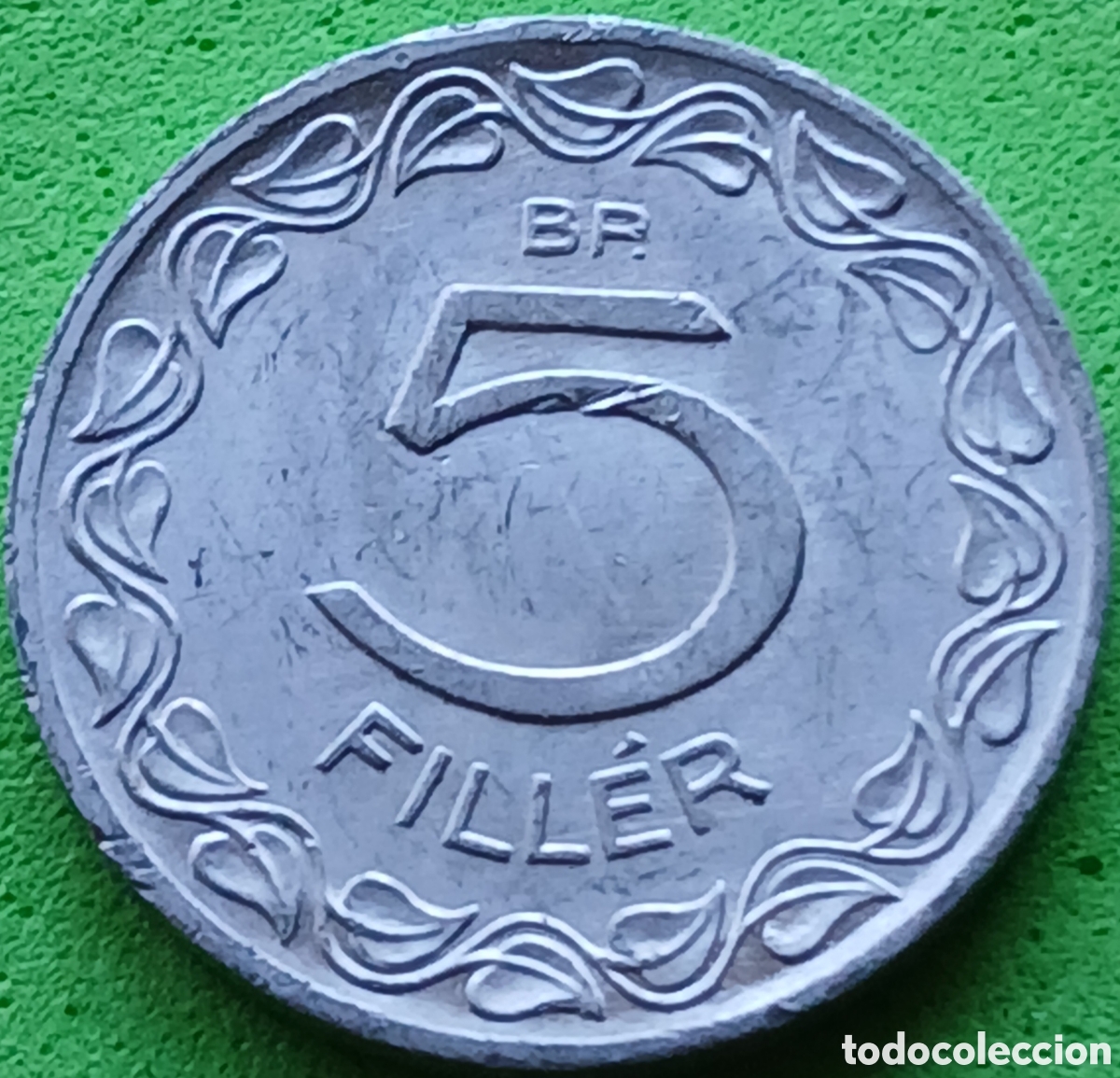 Old Coins of Europe: Hungr&iacute;a 5 filler 1970 km#549