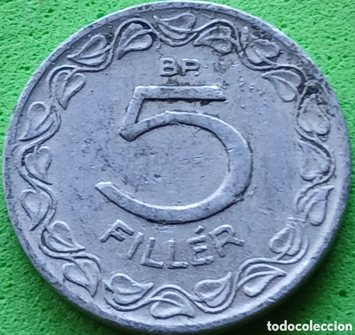 Old Coins of Europe: Hungr&iacute;a 5 filler 1960 km#549