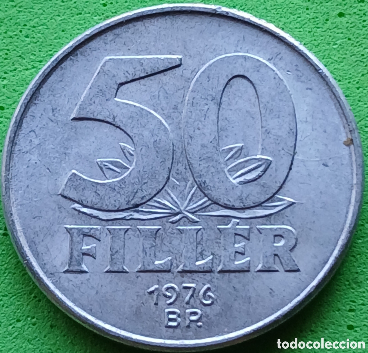 Old Coins of Europe: Hungr&iacute;a 50 filler 1976 km#574