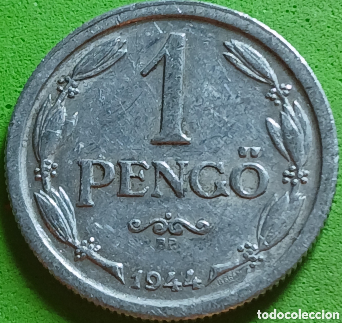 Old Coins of Europe: Hungr&iacute;a 1 pengo 1944 km#521