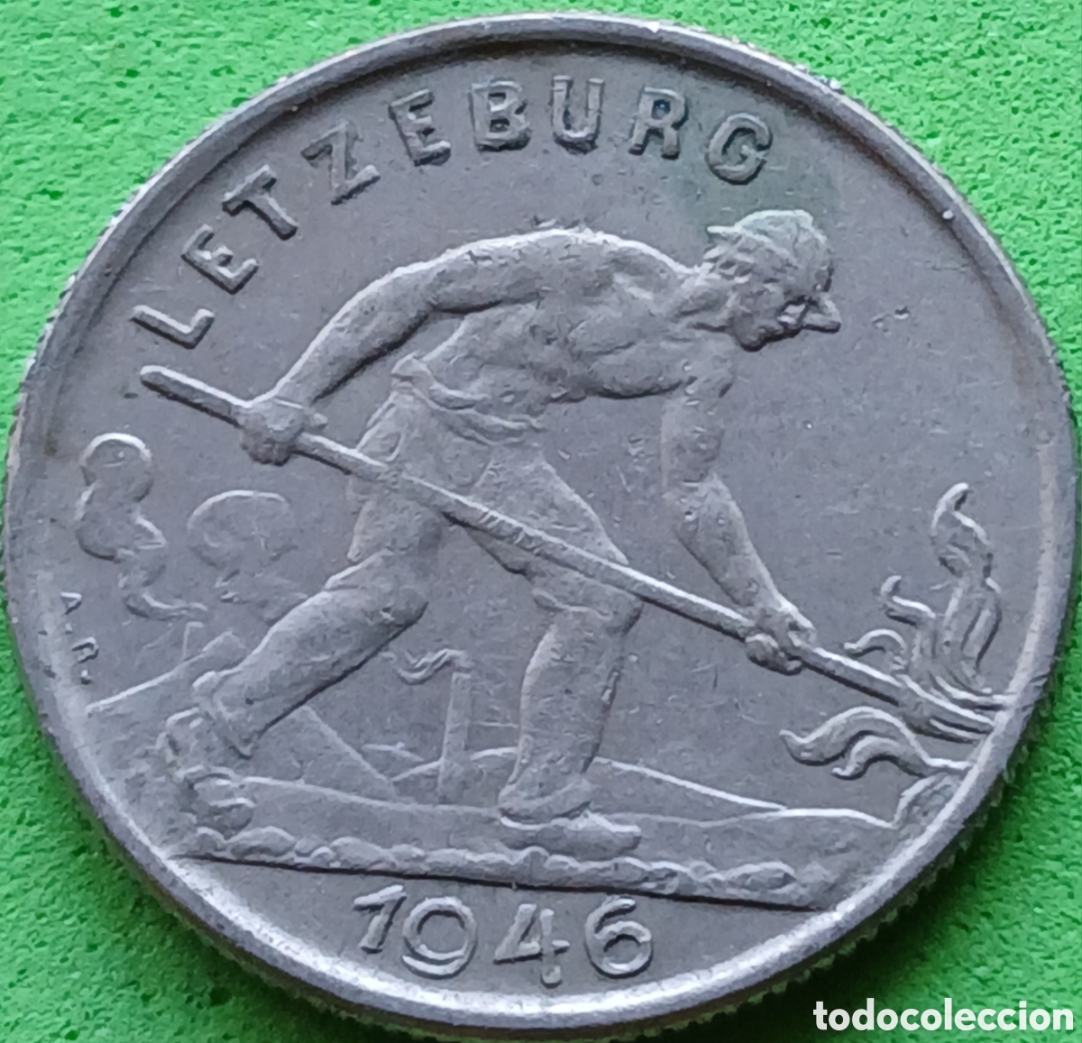 Monedas antiguas de Europa: Luxemburgo 1 franco 1946 km#46.1