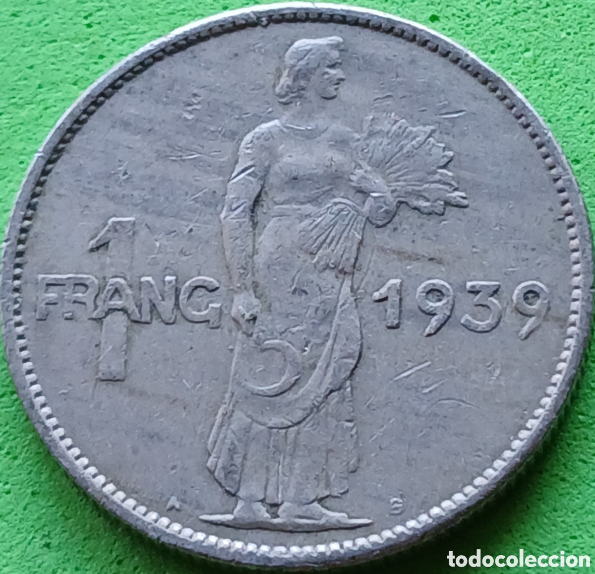 Monedas antiguas de Europa: Luxemburgo 1 franco 1939 km#44