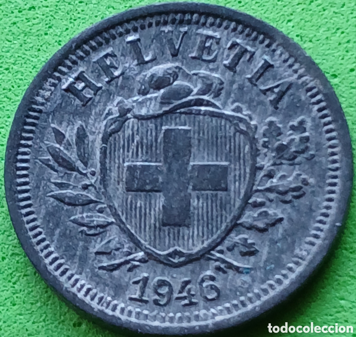 Monedas antiguas de Europa: Suiza 1 c&eacute;ntimo 1946 km#3a
