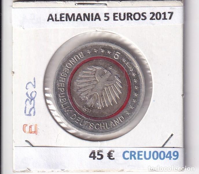 Monedas antiguas de Europa: CREU0049 MONEDA ALEMANIA 5 EUROS 2017