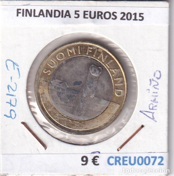 Monedas antiguas de Europa: CREU0072 MONEDA FINLANDIA 5 EUROS 2015