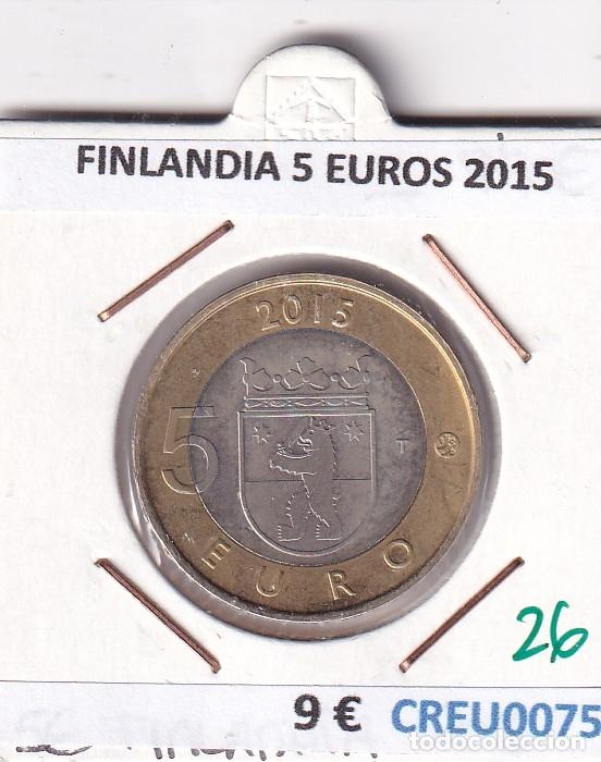 Monedas antiguas de Europa: CREU0075 MONEDA FINLANDIA 5 EUROS 2015