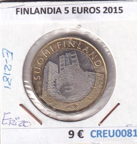 Monedas antiguas de Europa: CREU0081 MONEDA FINLANDIA 5 EUROS 2015