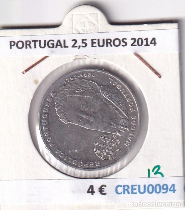 Monedas antiguas de Europa: CREU0094 MONEDA PORTUGAL 2,5 EUROS 2014