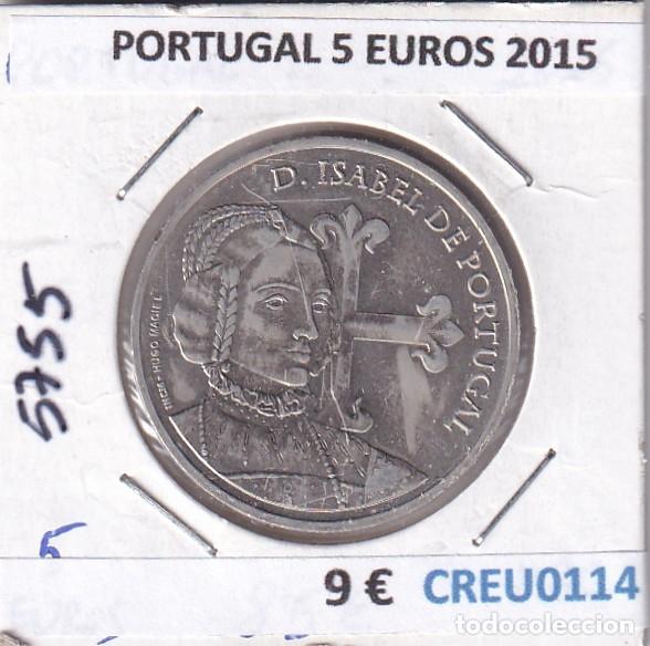 Monedas antiguas de Europa: CREU0114 MONEDA PORTUGAL 5 EUROS 2015
