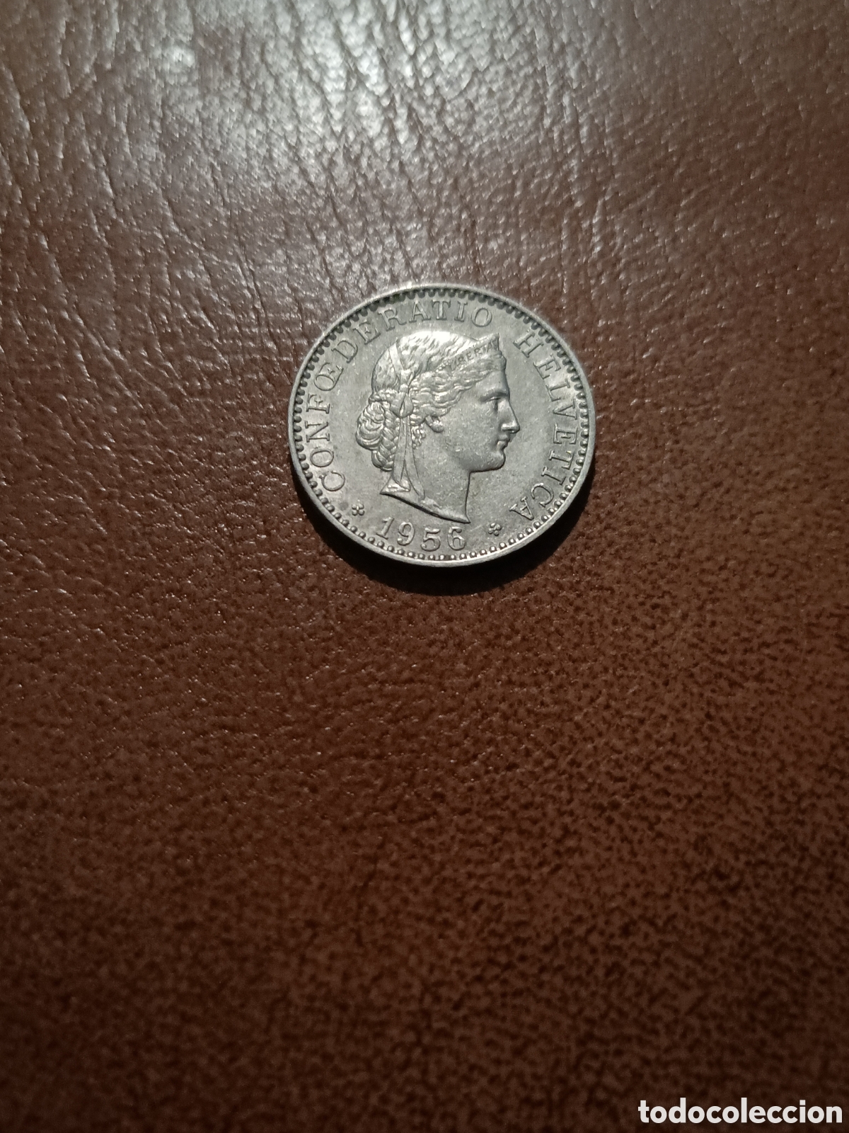 Monedas antiguas de Europa: 20 RAPPEN 1956 - SUIZA