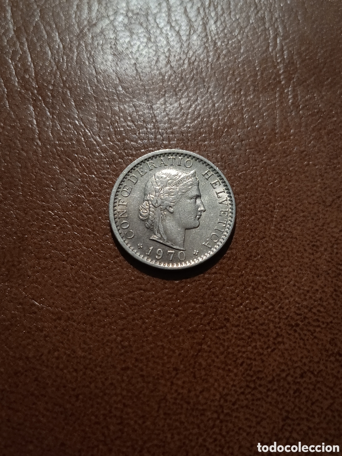 Monedas antiguas de Europa: 20 RAPPEN 1970 - SUIZA