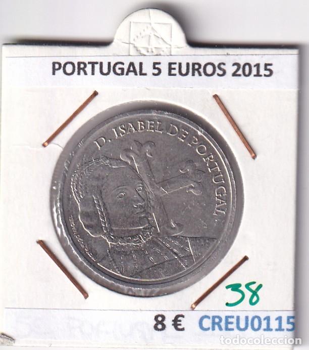 Monedas antiguas de Europa: CREU0115 MONEDA PORTUGAL 5 EUROS 2015