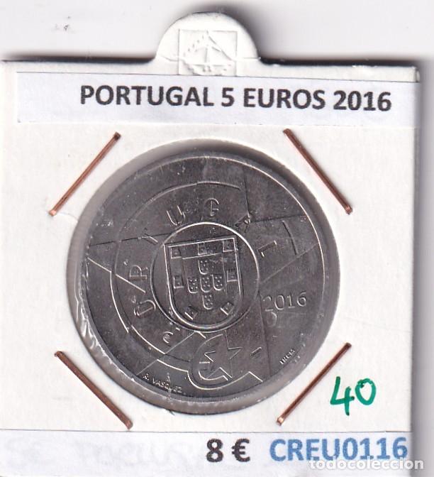 Monedas antiguas de Europa: CREU0116 MONEDA PORTUGAL 5 EUROS 2016