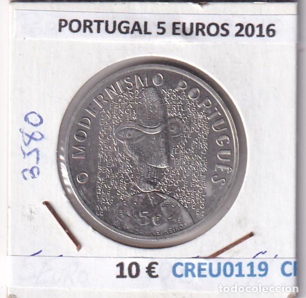 Monedas antiguas de Europa: CREU0119 MONEDA PORTUGAL 5 EUROS 2016