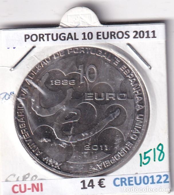 Monedas antiguas de Europa: CREU0122 MONEDA PORTUGAL 10 EUROS 2011 CU-NI