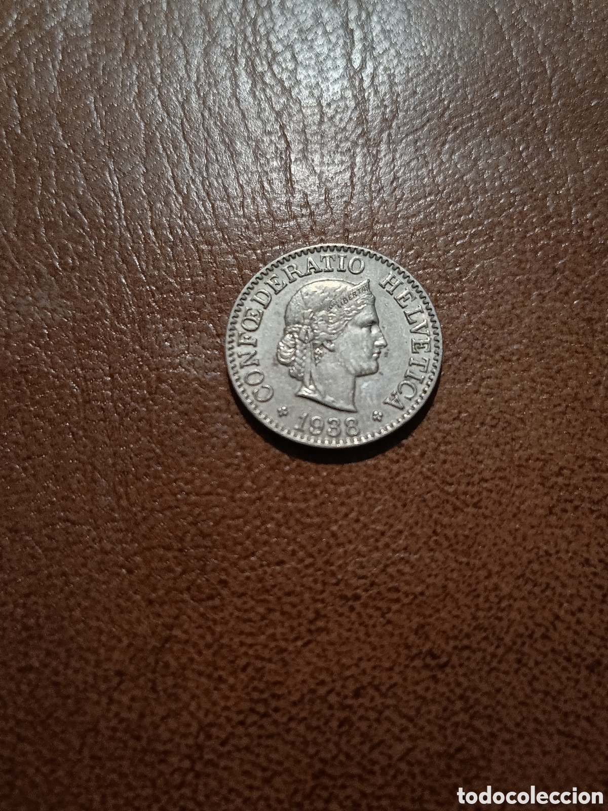 Monedas antiguas de Europa: 10 RAPPEN 1938 - SUIZA