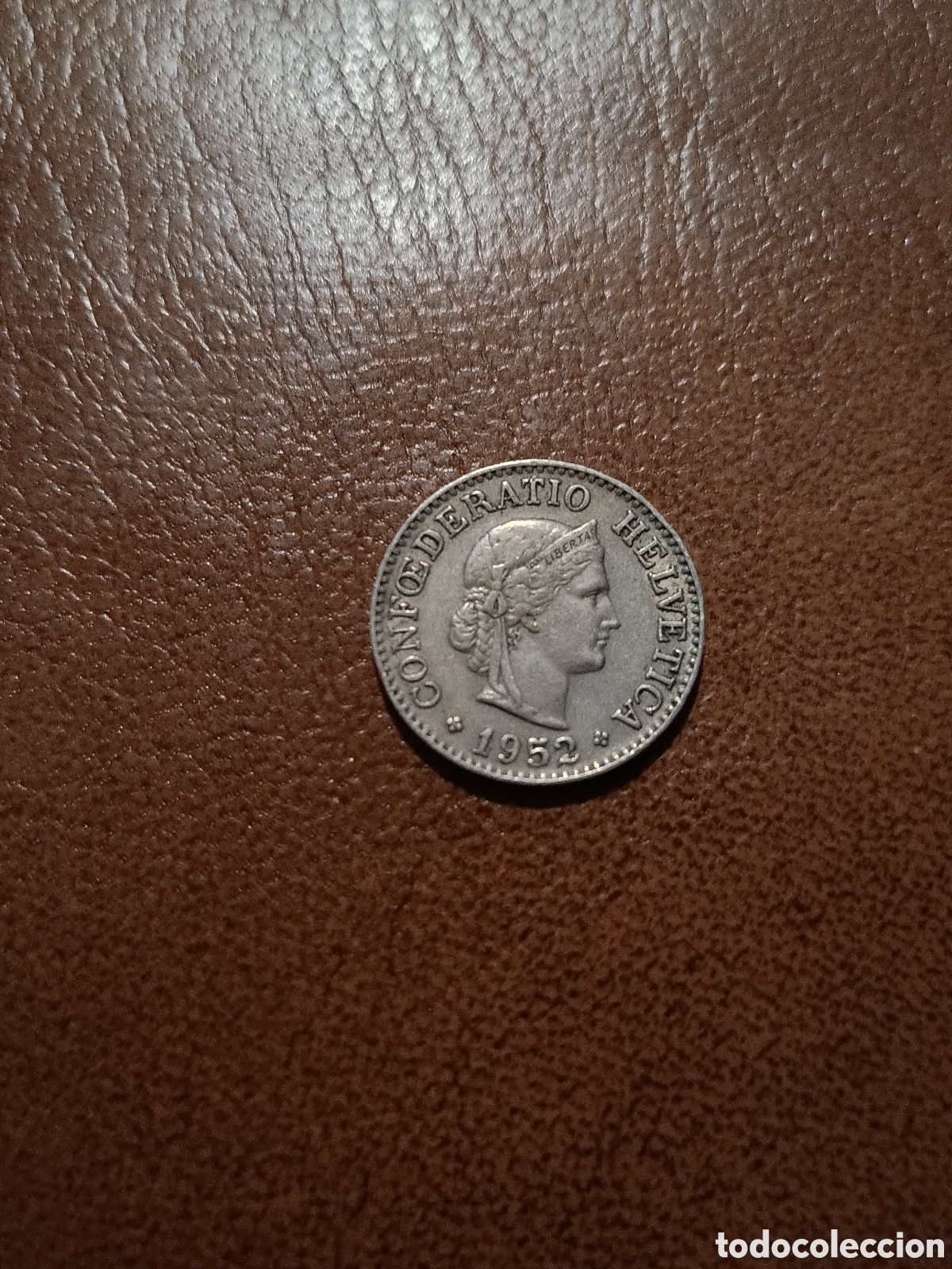 Monedas antiguas de Europa: 10 RAPPEN 1952 - SUIZA