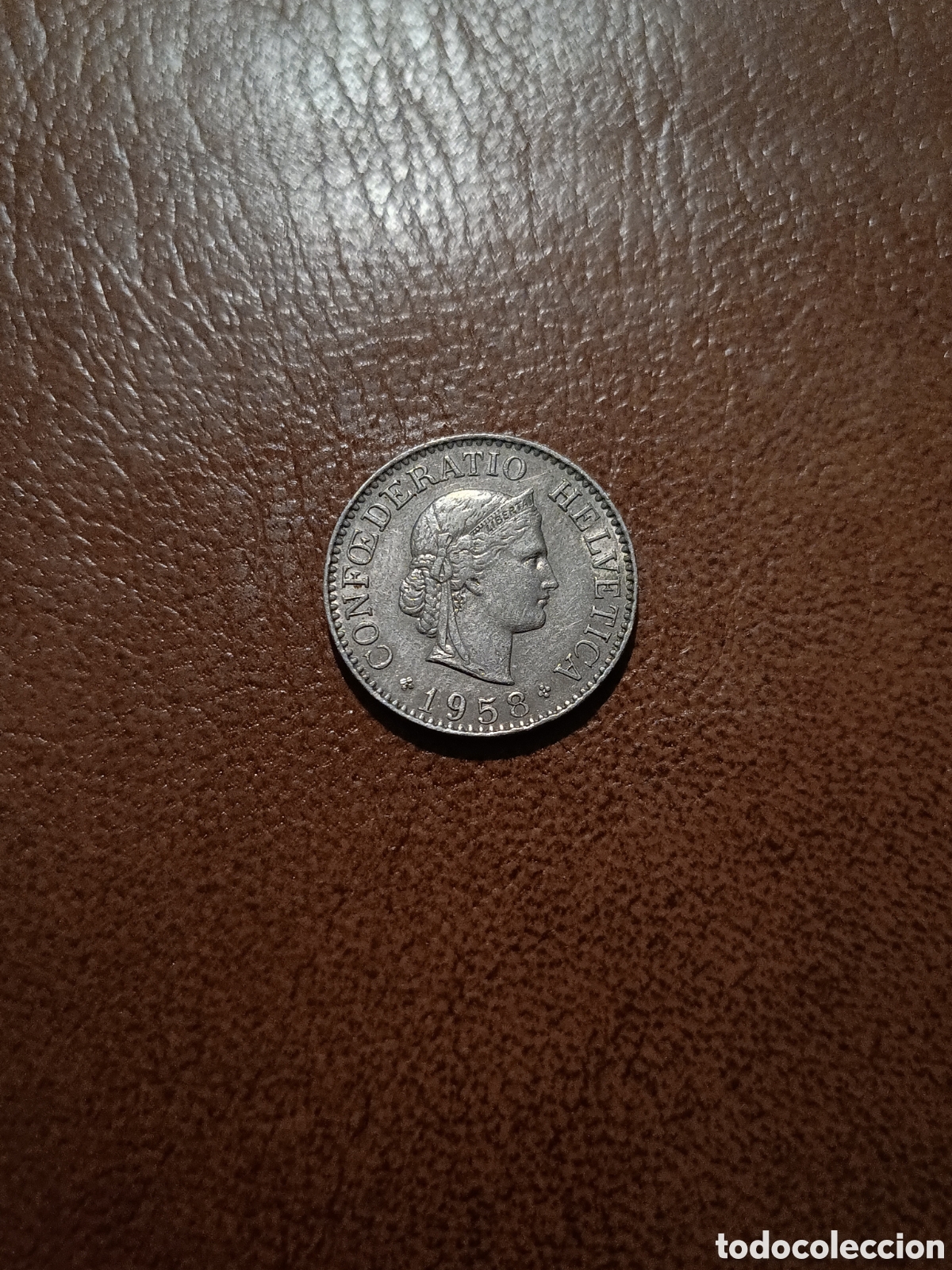 Monedas antiguas de Europa: 10 RAPPEN 1958 - SUIZA