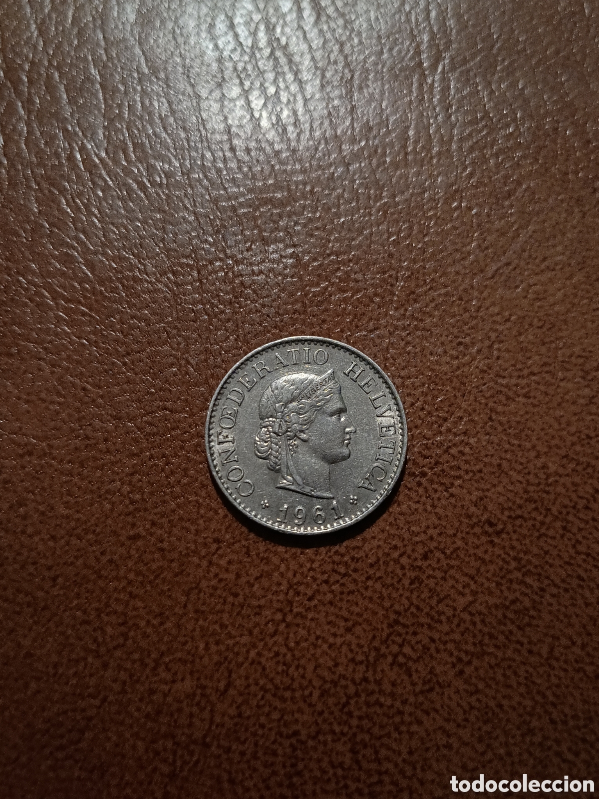 Monedas antiguas de Europa: 10 RAPPEN 1961 - SUIZA