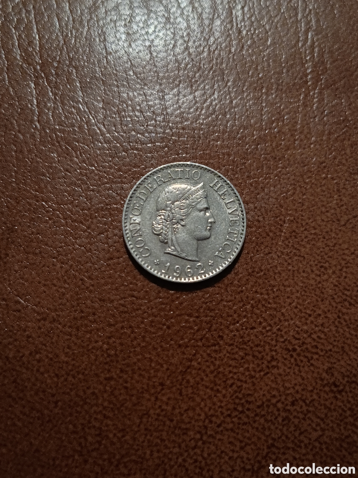 Monedas antiguas de Europa: 10 RAPPEN 1962 - SUIZA