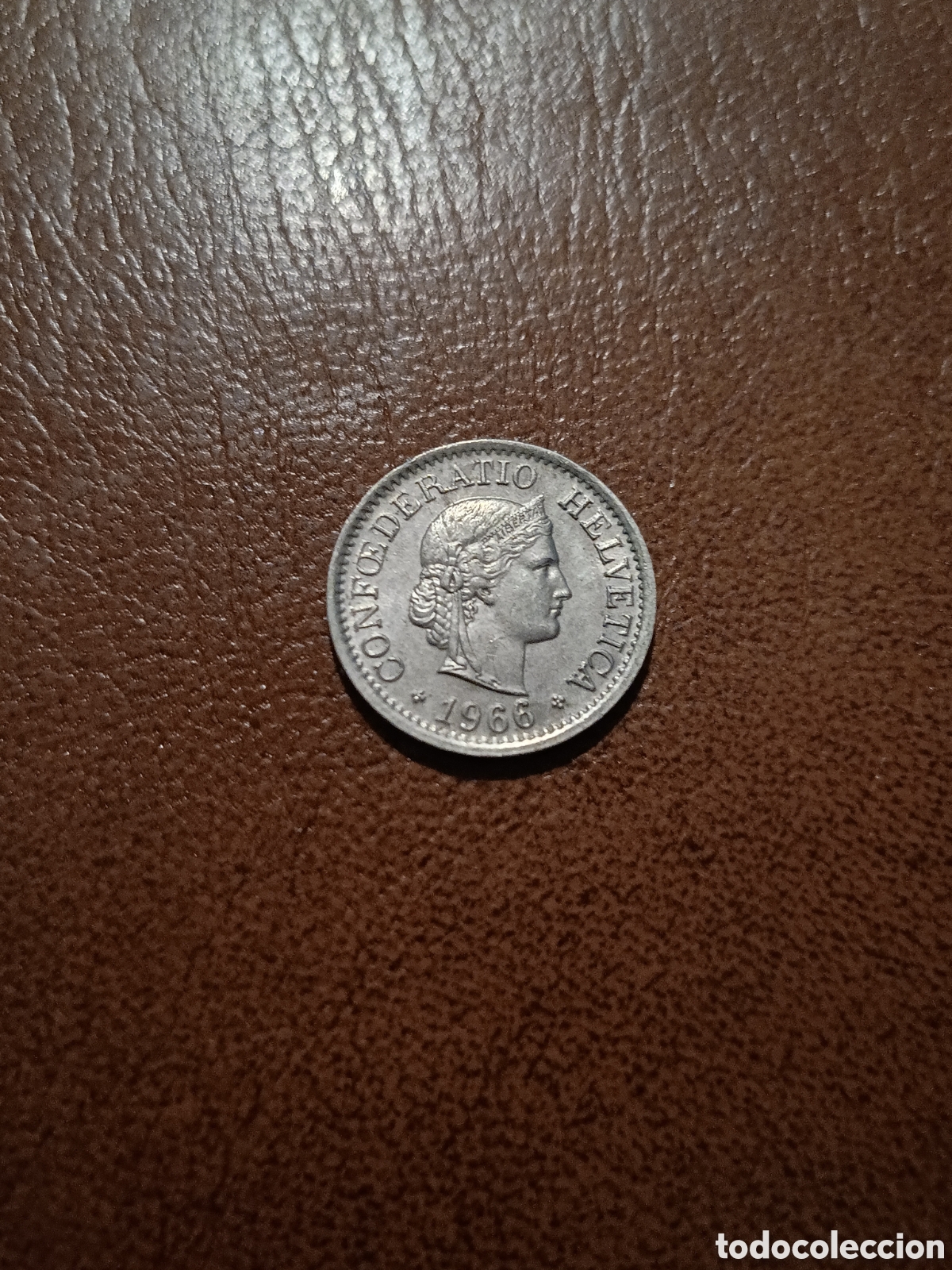 Monedas antiguas de Europa: 10 RAPPEN 1966 - SUIZA