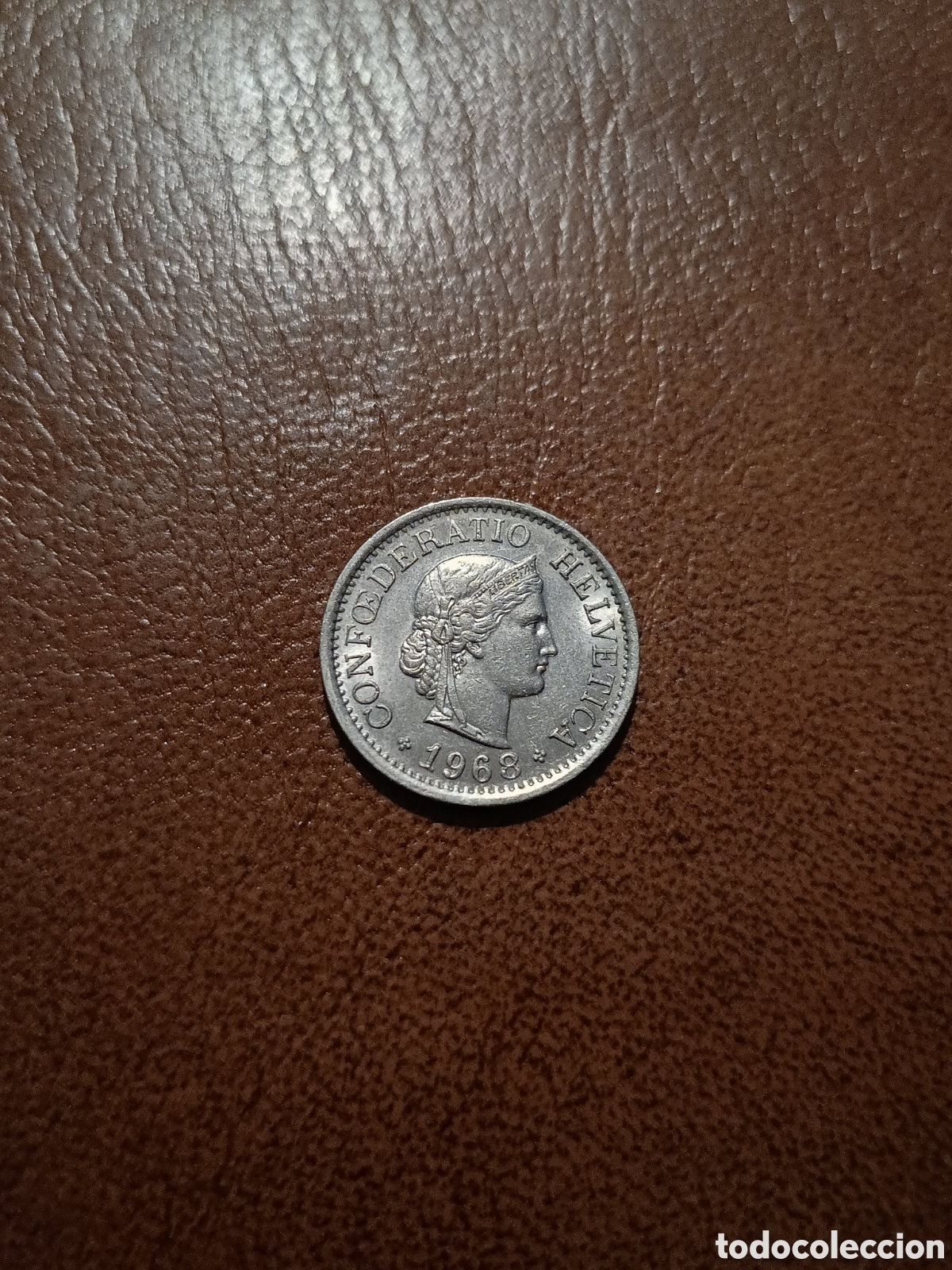 Monedas antiguas de Europa: 10 RAPPEN 1968 - SUIZA