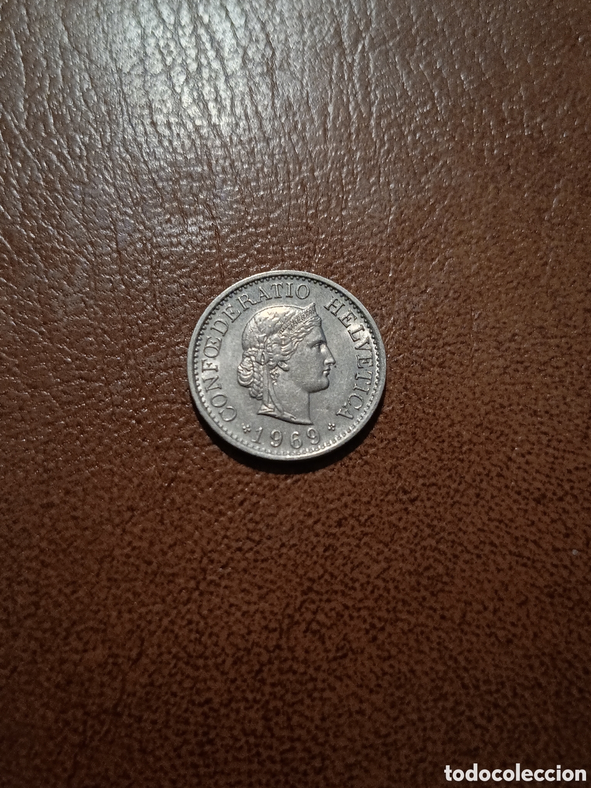 Monedas antiguas de Europa: 10 RAPPEN 1969 - SUIZA