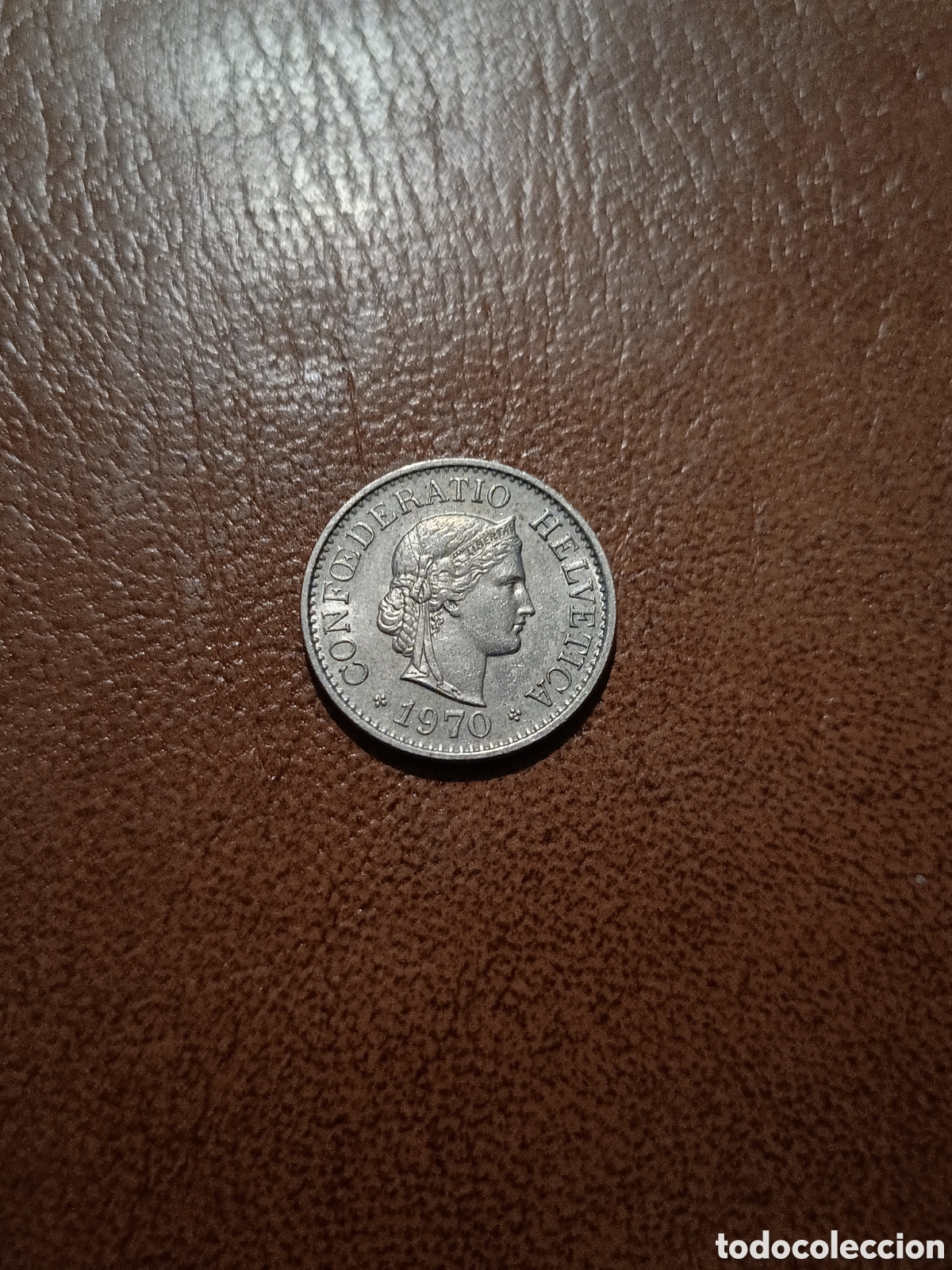 Monedas antiguas de Europa: 10 RAPPEN 1970 - SUIZA