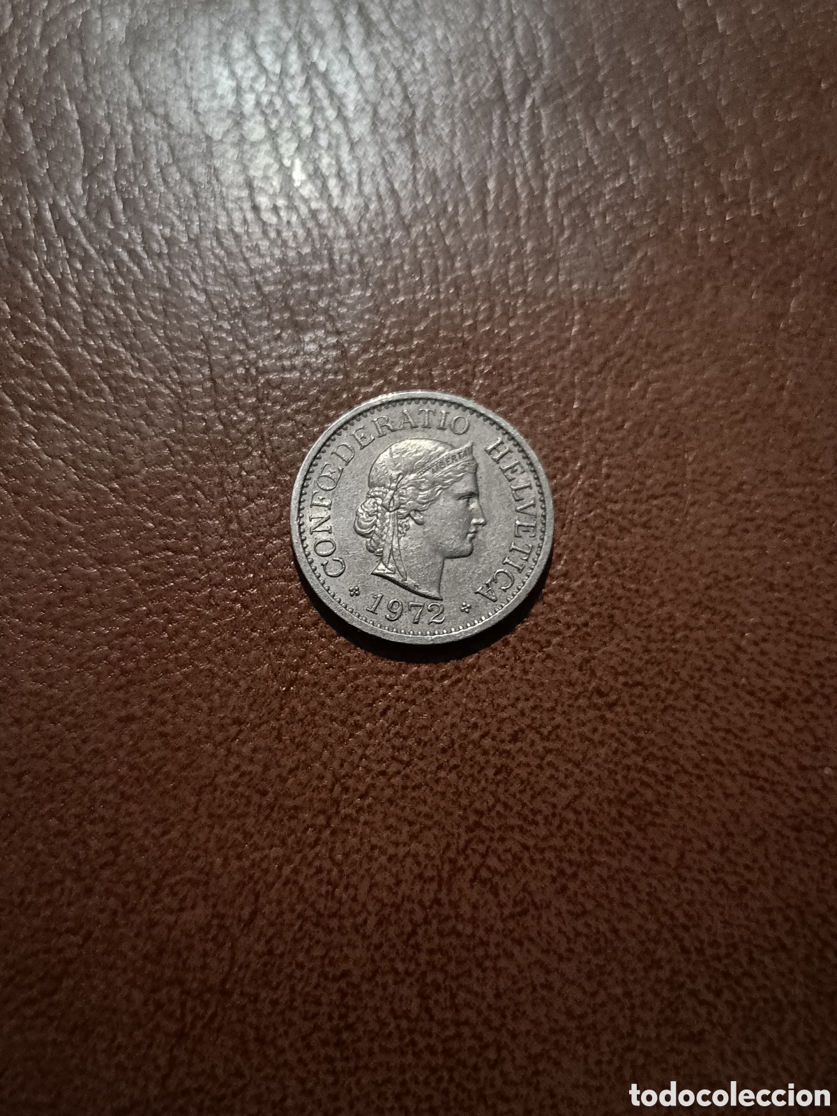 Monedas antiguas de Europa: 10 RAPPEN 1972 - SUIZA