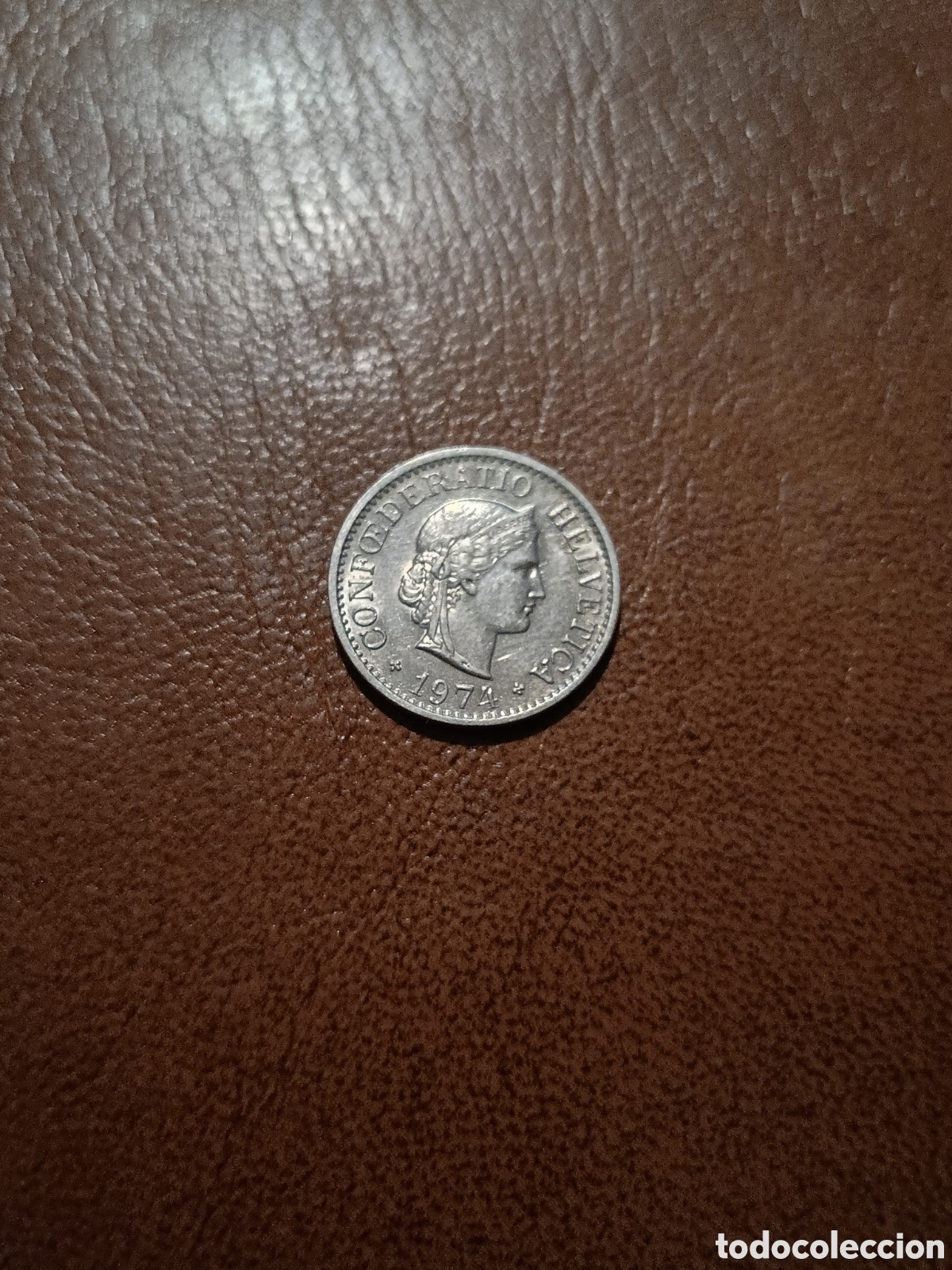 Monedas antiguas de Europa: 10 RAPPEN 1974 - SUIZA