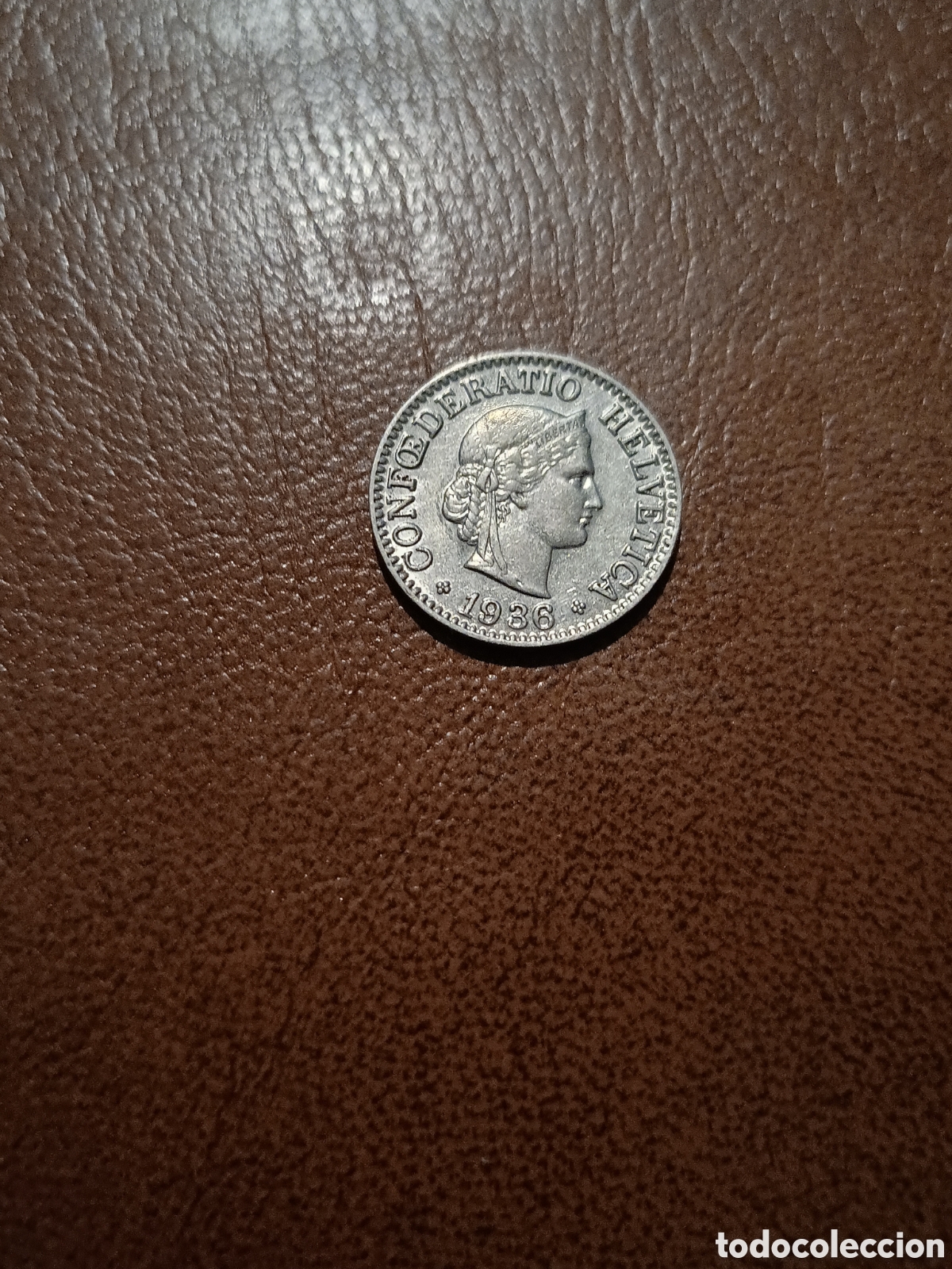 Monedas antiguas de Europa: 10 RAPPEN 1936 - SUIZA