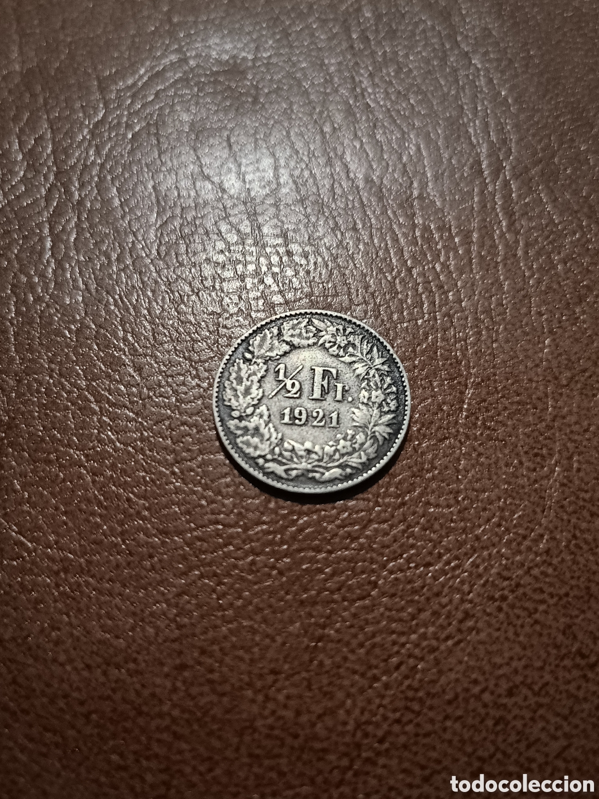 Monedas antiguas de Europa: 1/2 FRANCO 1921 PLATA - SUIZA