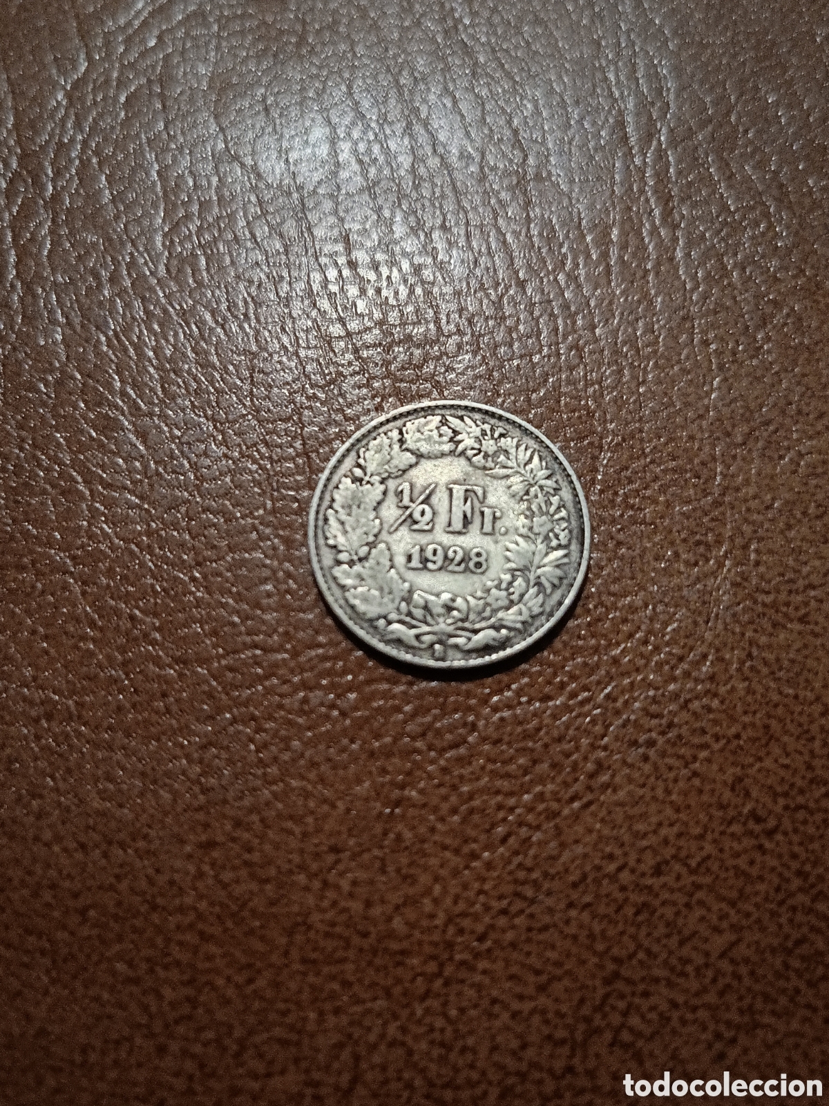Monedas antiguas de Europa: 1/2 FRANCO 1928 PLATA - SUIZA