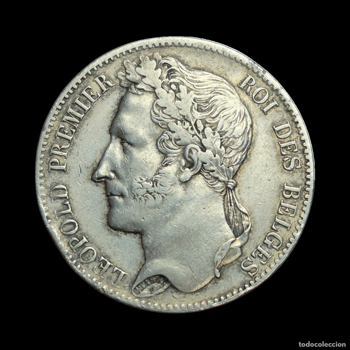 Monedas antiguas de Europa: NT/ BELGICA 5 FRANCOS 1849 (M1423)