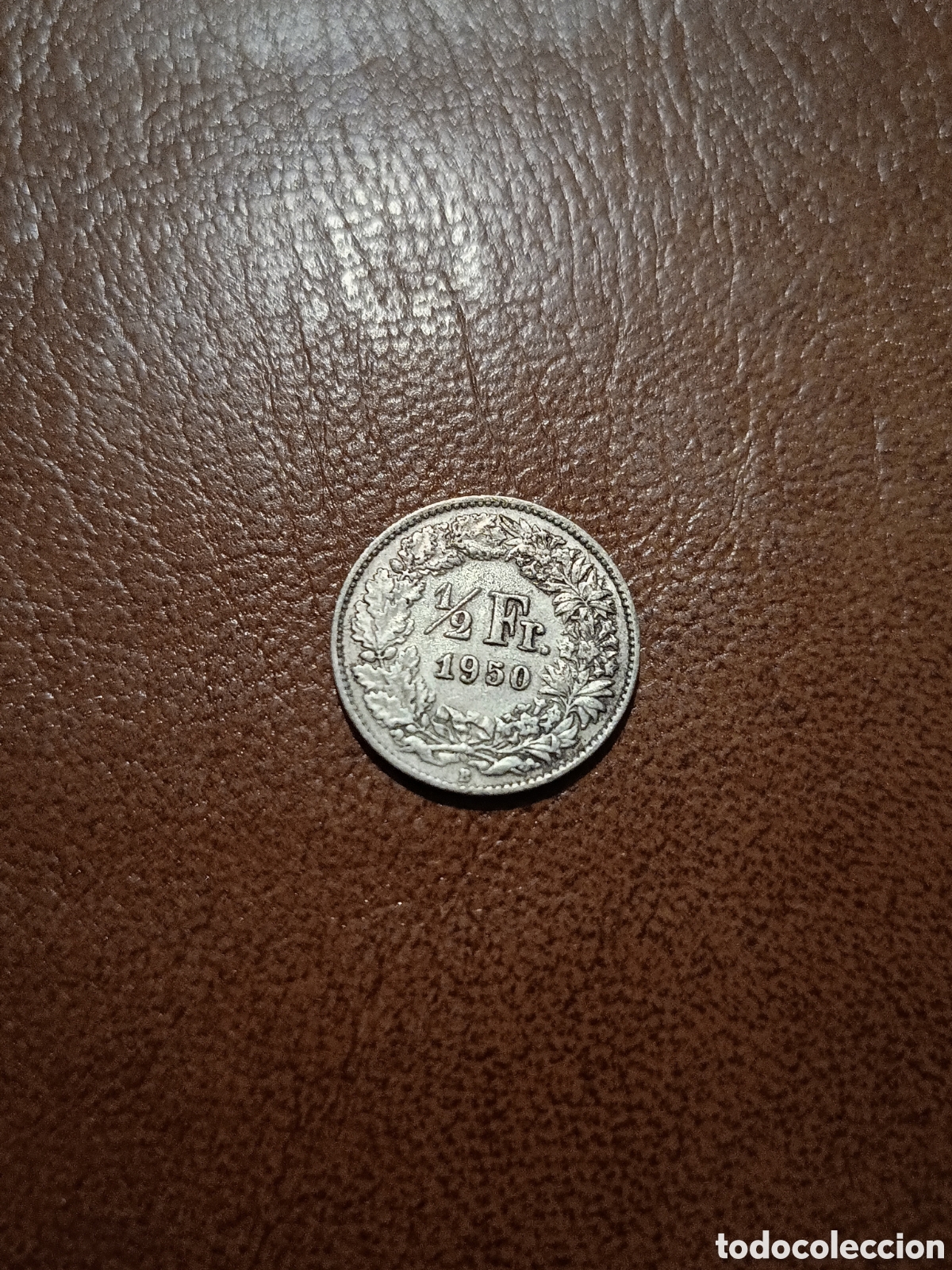 Monedas antiguas de Europa: 1/2 FRANCO 1950 PLATA - SUIZA
