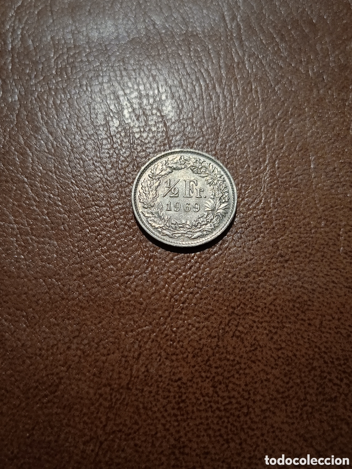 Monedas antiguas de Europa: 1/2 FRANCO 1969 PLATA - SUIZA
