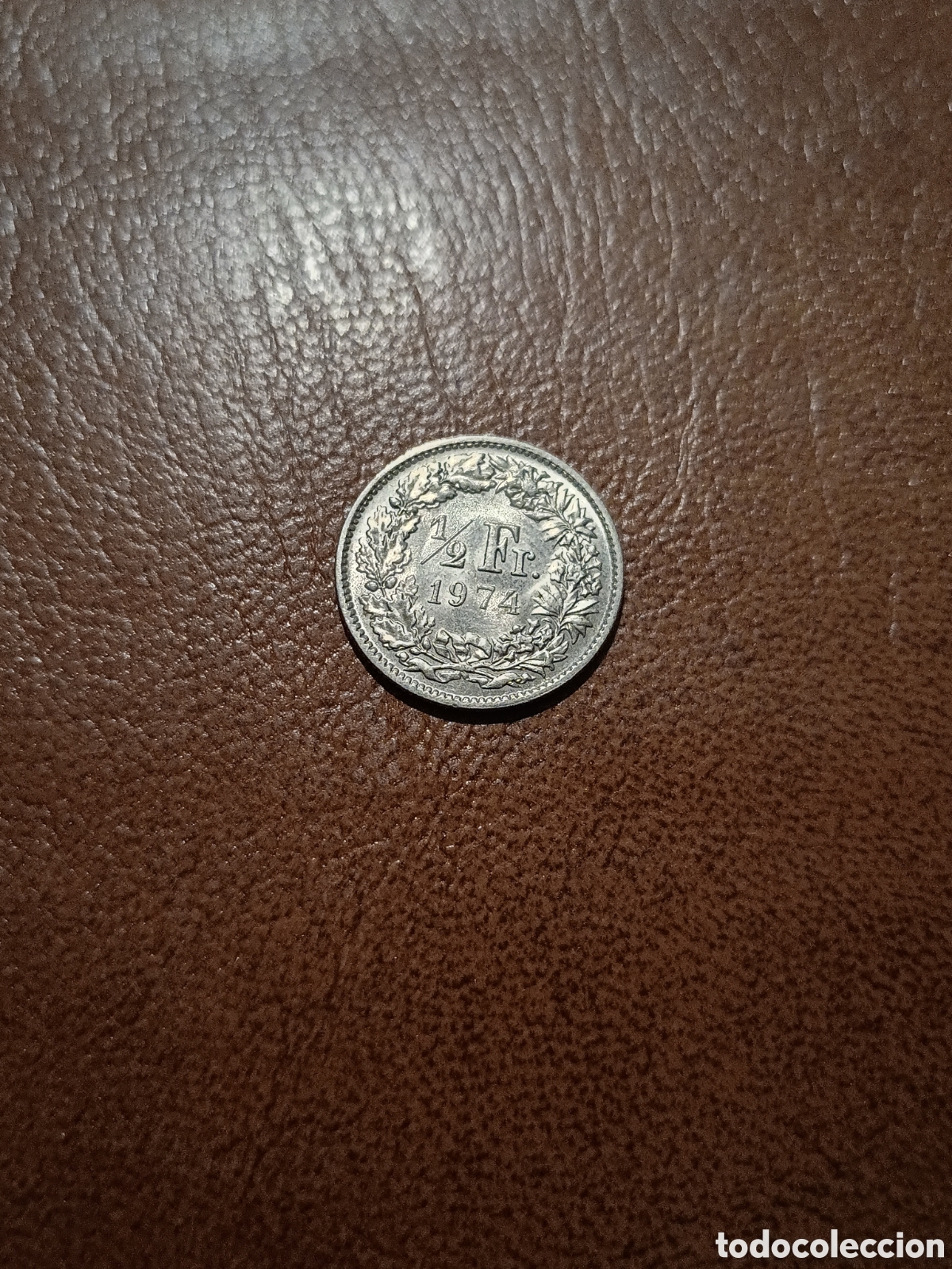 Monedas antiguas de Europa: 1/2 FRANCO 1974 - SUIZA