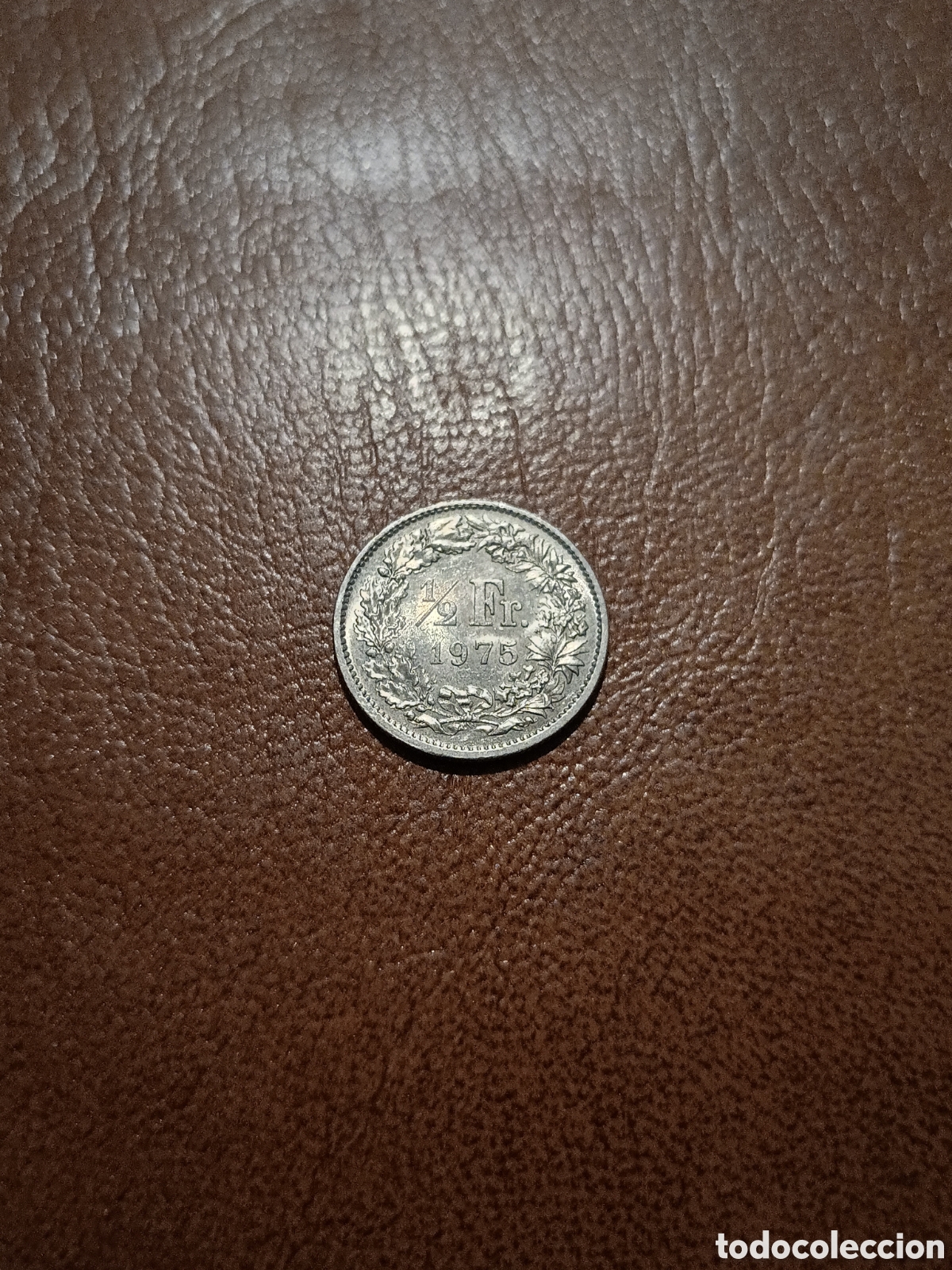 Monedas antiguas de Europa: 1/2 FRANCO 1975 - SUIZA