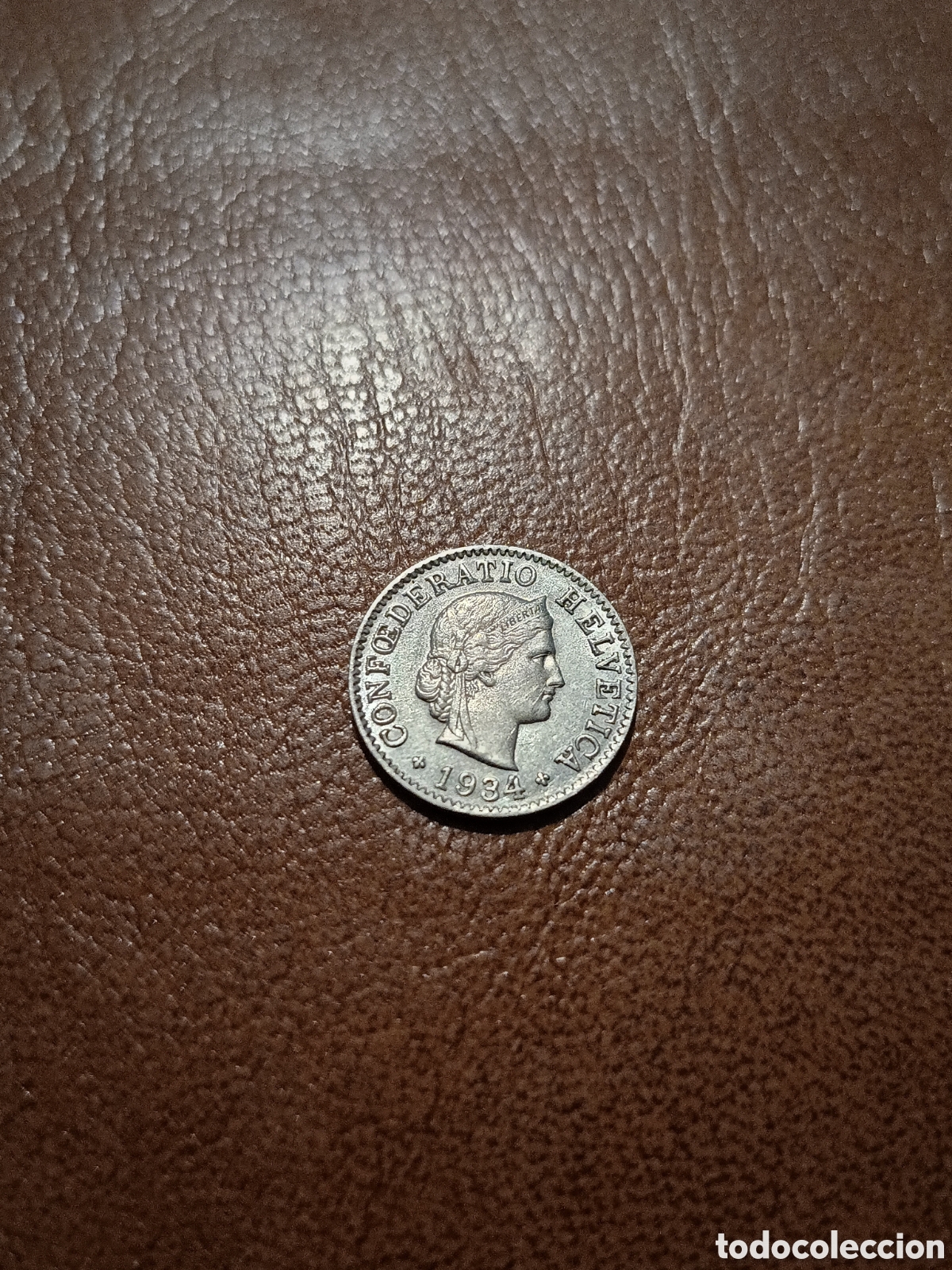 Monedas antiguas de Europa: 5 RAPPEN 1934 - SUIZA