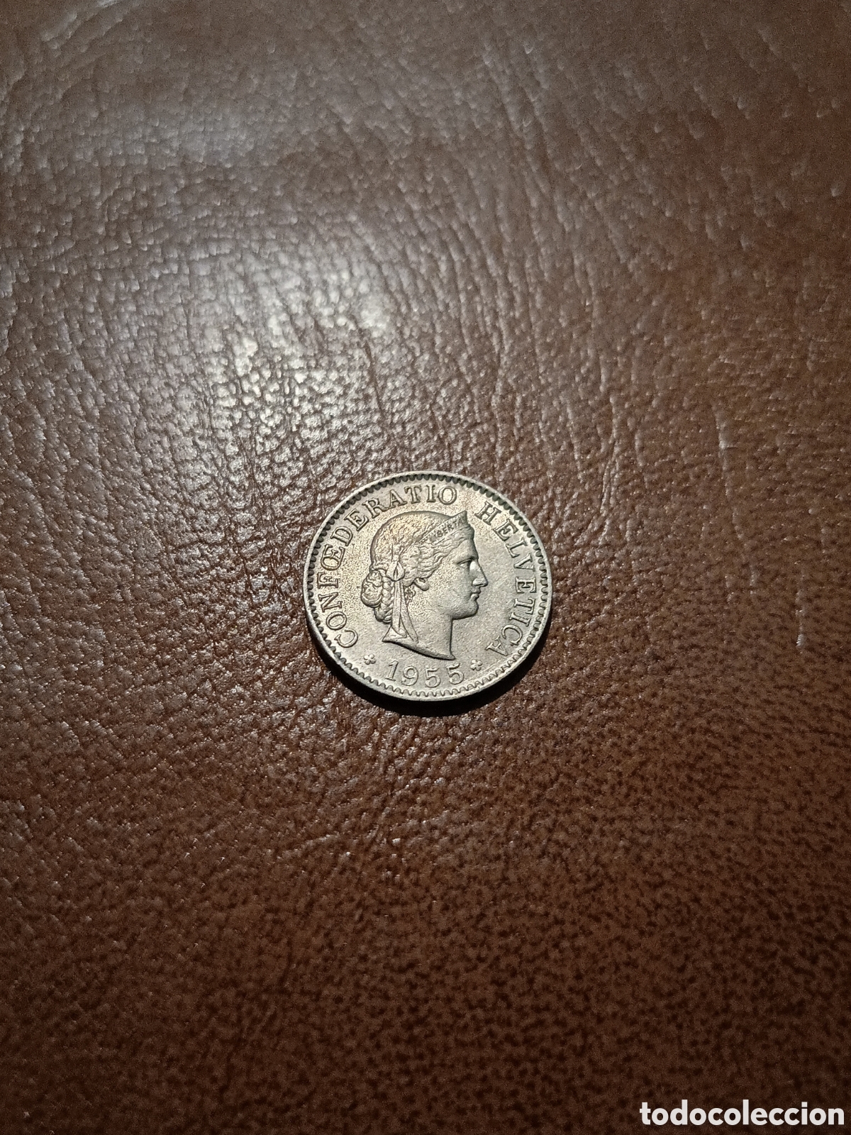 Monedas antiguas de Europa: 5 RAPPEN 1955 - SUIZA