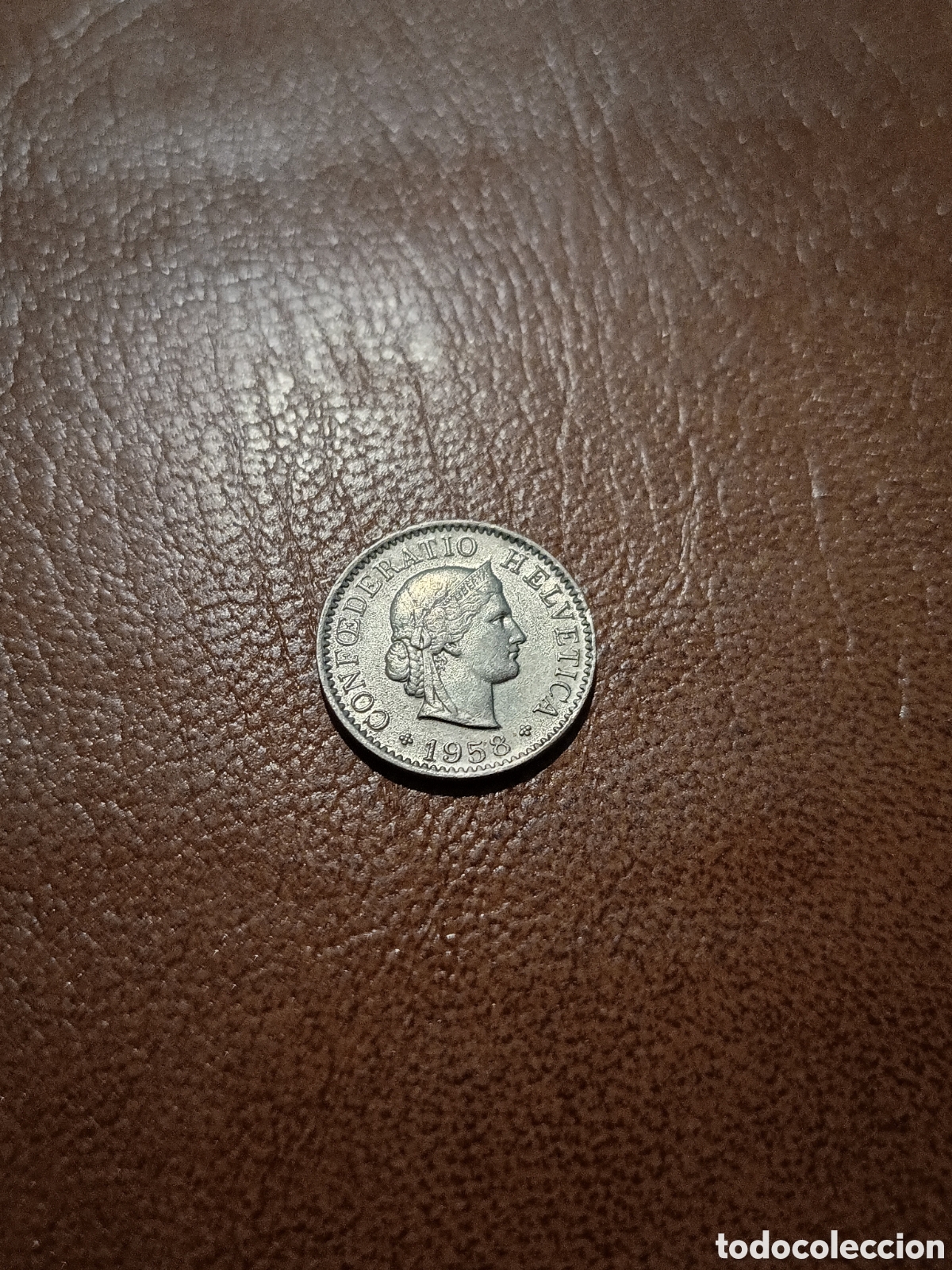 Monedas antiguas de Europa: 5 RAPPEN 1958 - SUIZA