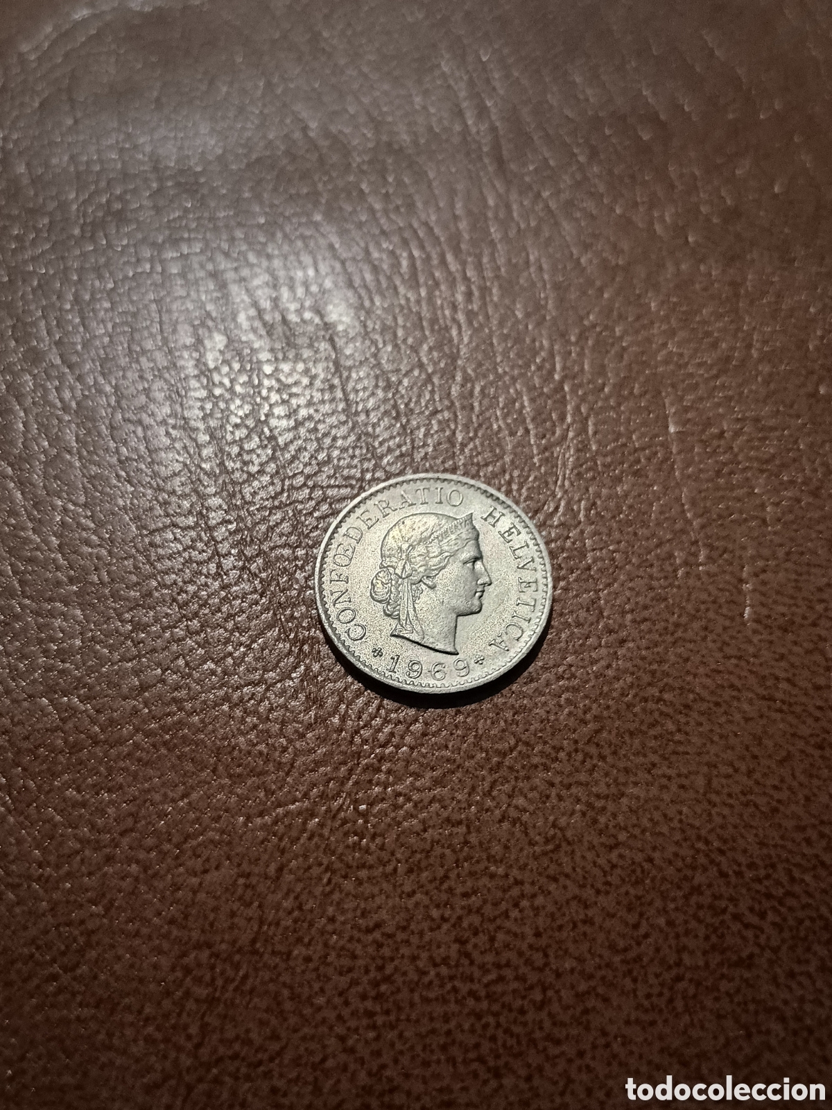 Monedas antiguas de Europa: 5 RAPPEN 1969 - SUIZA