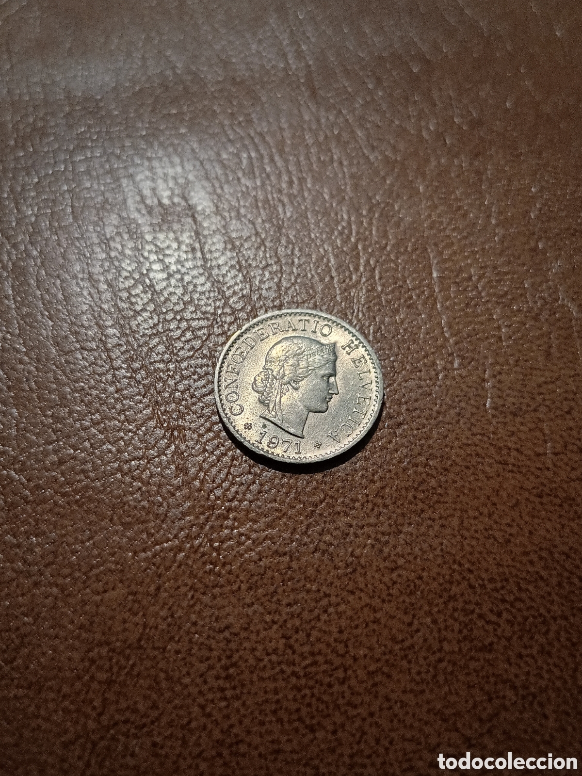Monedas antiguas de Europa: 5 RAPPEN 1971 - SUIZA