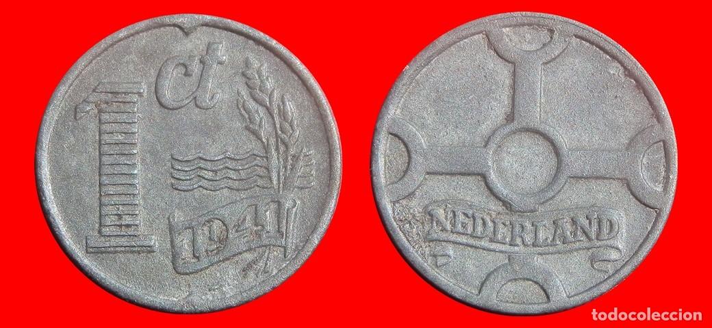 Monedas antiguas de Europa: 1 CENTIMO CENT CENTAVO 1941 HOLANDA PAISES BAJOS-152115