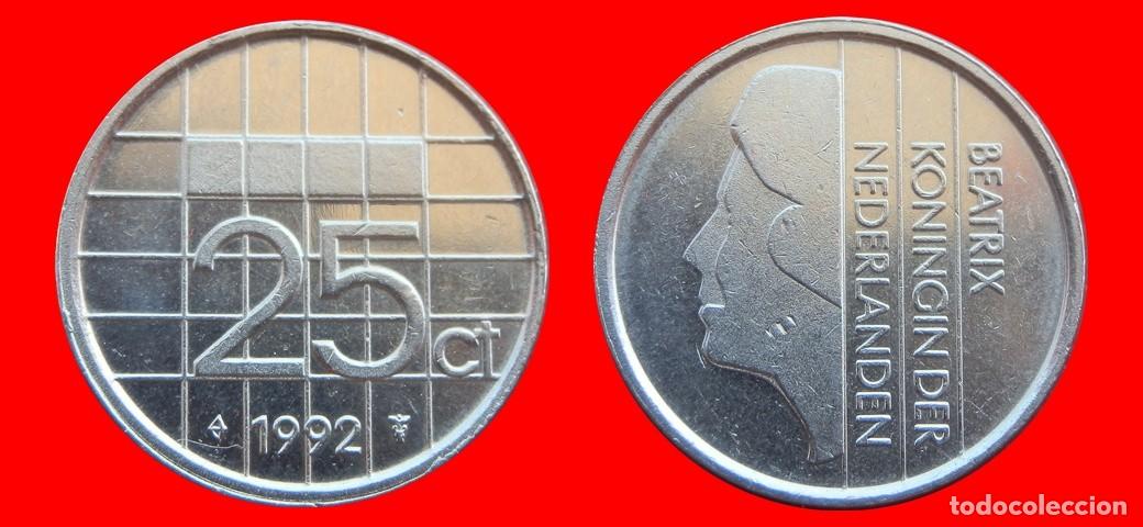 Monedas antiguas de Europa: 25 CENTIMOS CENTS CENTAVOS 1992 HOLANDA PAISES BAJOS-152130