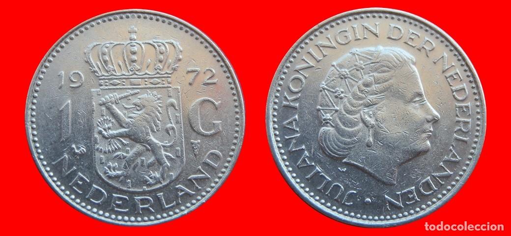Monedas antiguas de Europa: 1 GULDEN 1972 HOLANDA PAISES BAJOS-152131