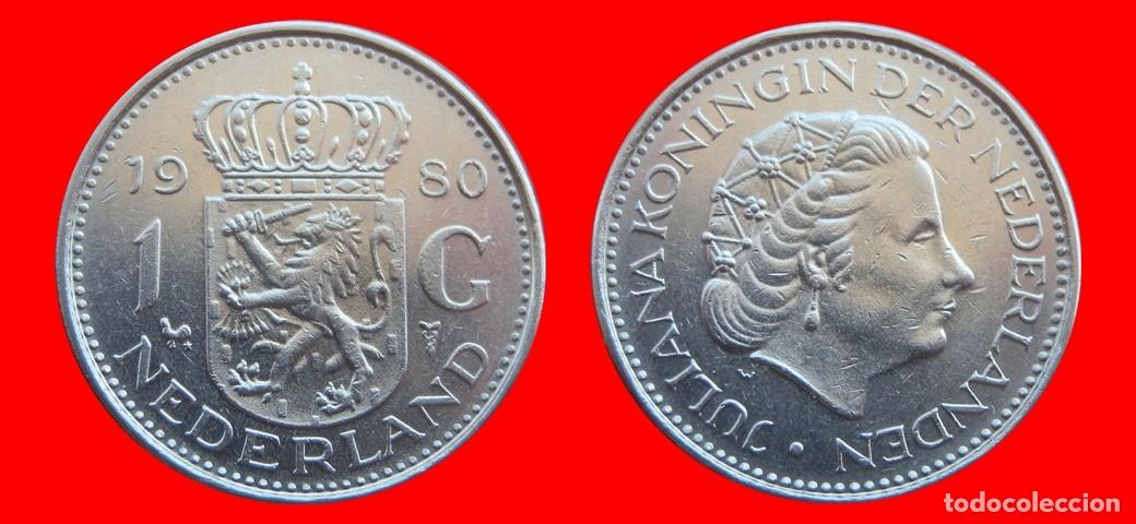 Monedas antiguas de Europa: 1 GULDEN 1980 HOLANDA PAISES BAJOS-152132