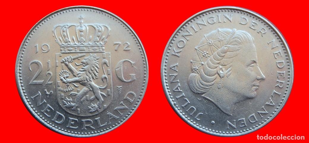 Monedas antiguas de Europa: 2 1/2 GULDEN 1972 HOLANDA PAISES BAJOS-152134