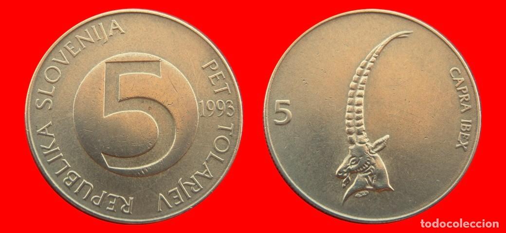 Monedas antiguas de Europa: 5 TOLAR TOLARJEV 1993 ESLOVENIA SLOVENIA-152142