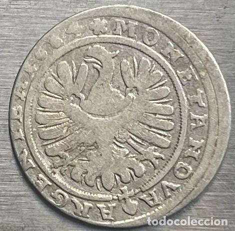 Monedas antiguas de Europa: 15 KREUZER 1664 SILESIA-LEGNICA-BRZEG